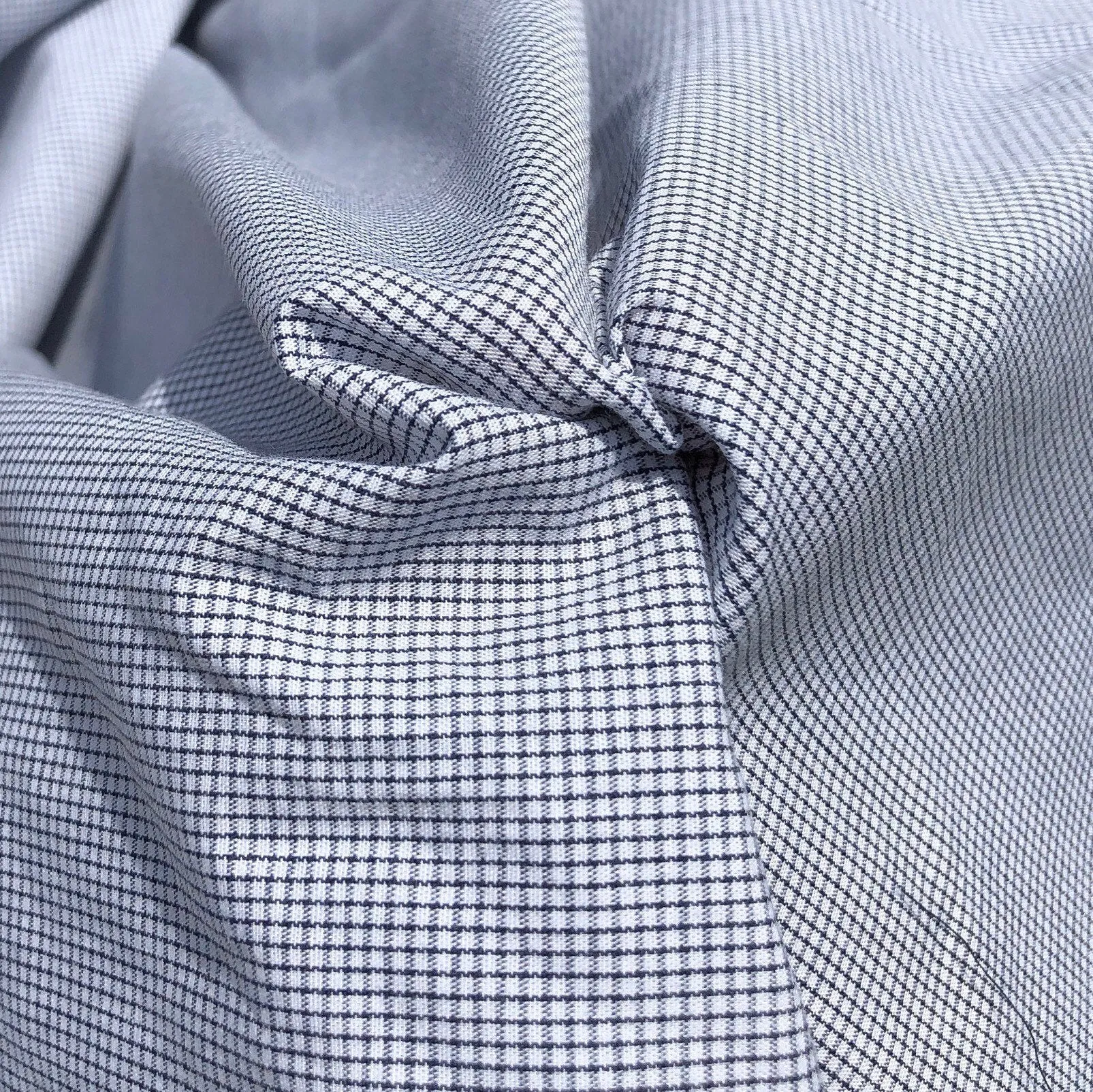 58" 100% Cotton Poplin Checkered Check Apparel & Face Mask Woven Fabric By the Yard