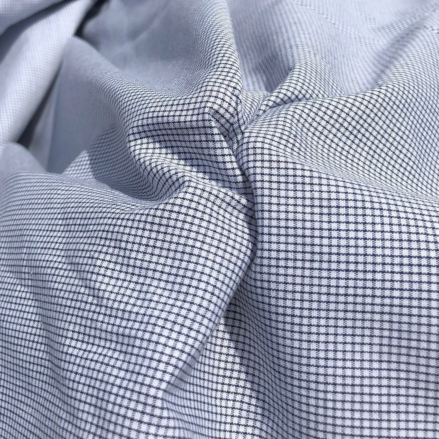 58" 100% Cotton Poplin Checkered Check Apparel & Face Mask Woven Fabric By the Yard