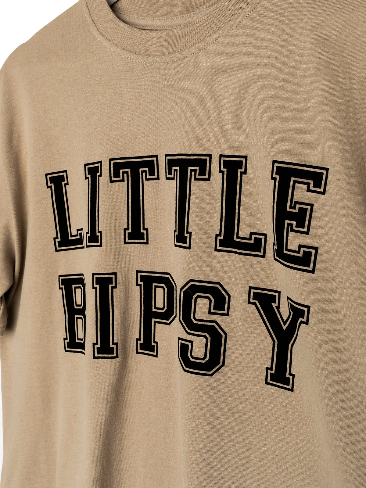 Adult LB Collegiate Tee - Tan