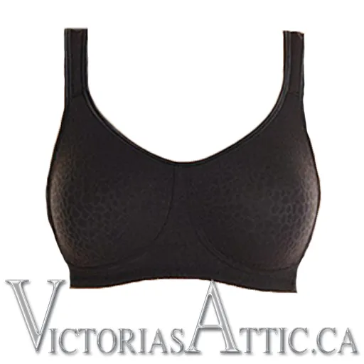 Amoena Mona Mastectomy Bra Black
