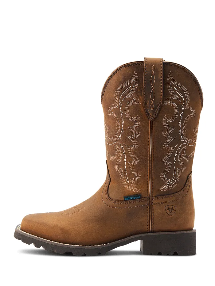 Ariat 10044437 Womens Unbridled Rancher H2O Oily Distressed Tan