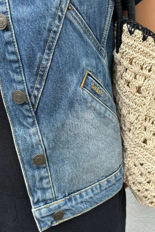 Ba&sh Max Blue Denim Jacket