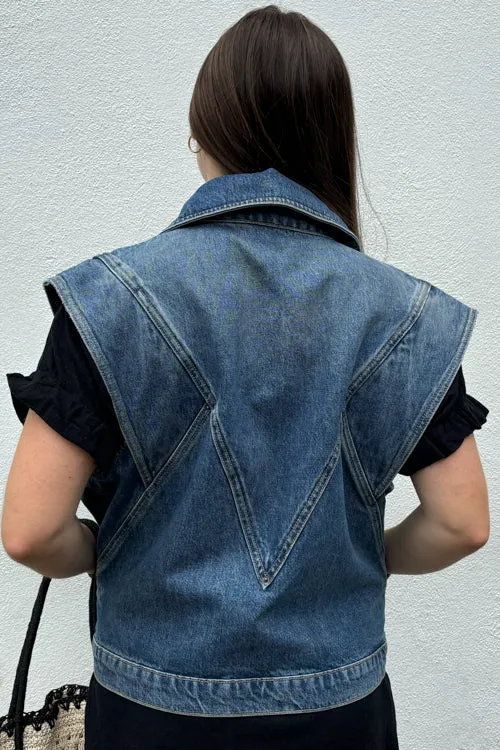Ba&sh Max Blue Denim Jacket