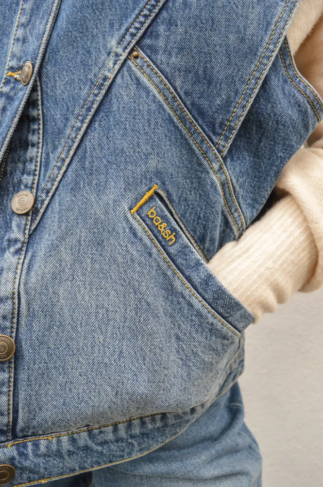 Ba&sh Max Blue Denim Jacket