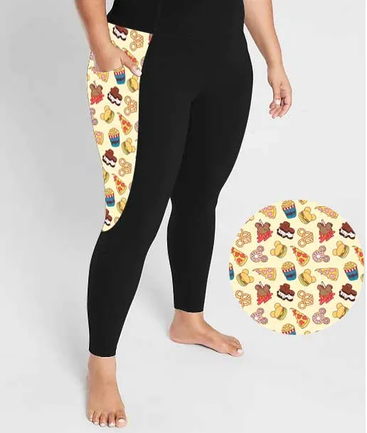 Beautifully Bold Park Treats - Adult Casual Thigh Pocket Cloud Soft Leggings