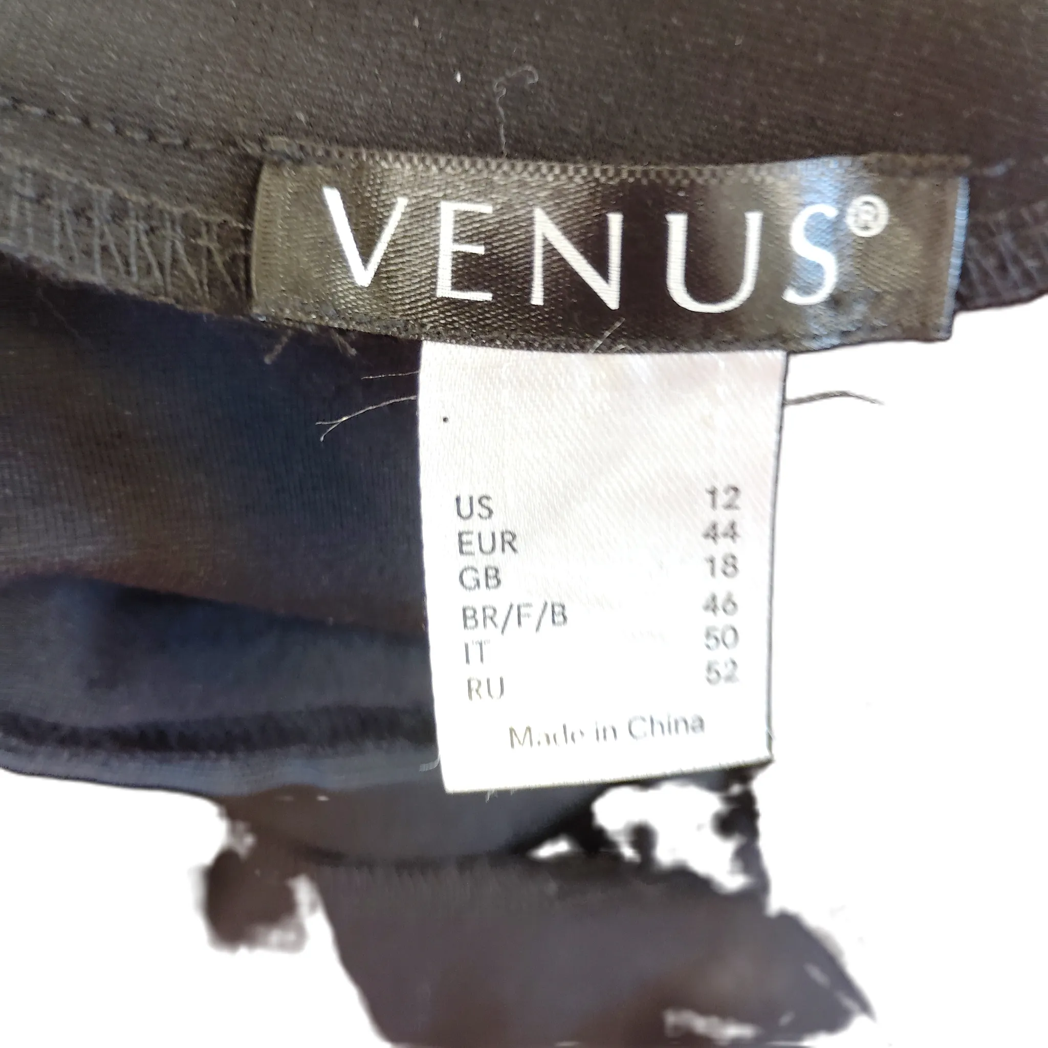 Black Dress Party Midi By Venus, Size: L