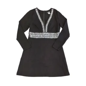 Black Dress Party Midi By Venus, Size: L