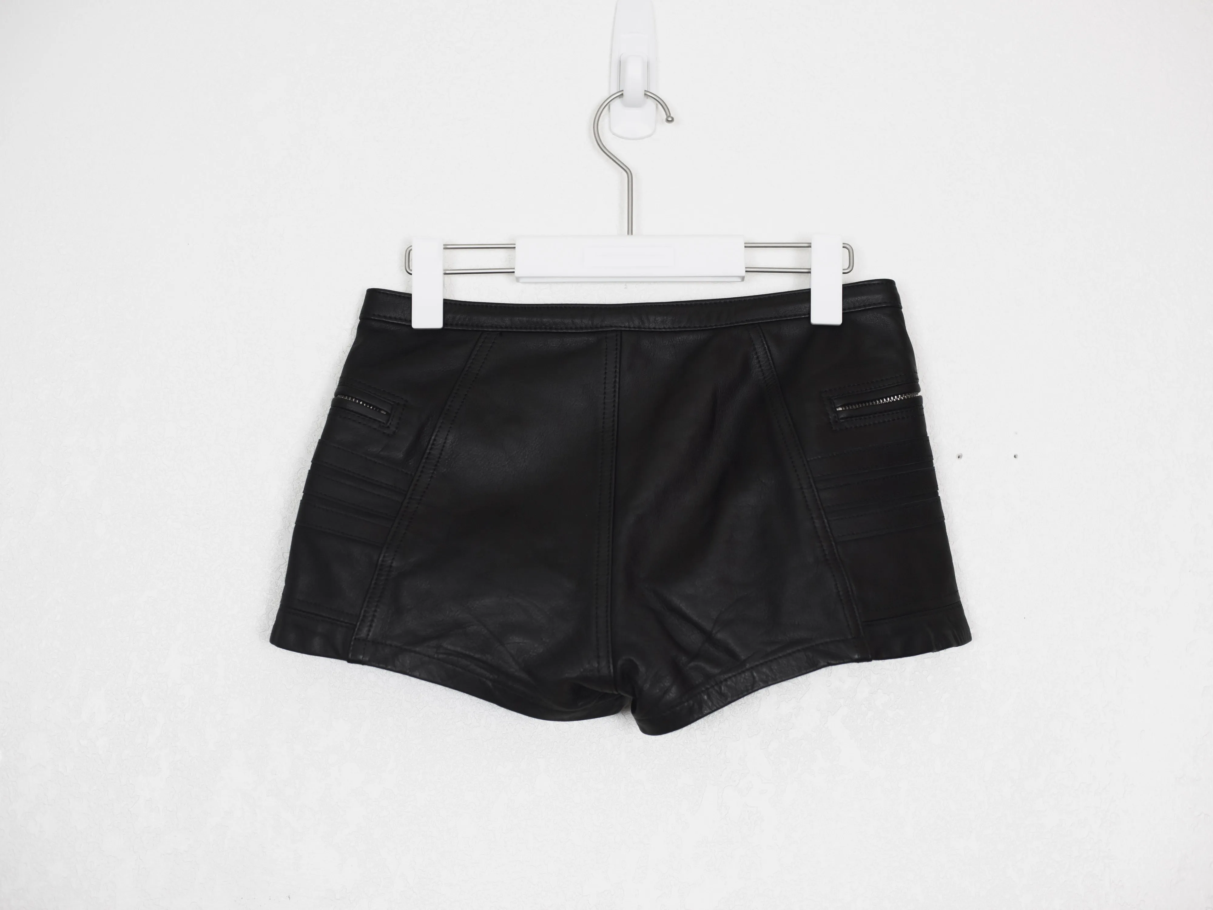 Blackmeans Calf Leather Shorts