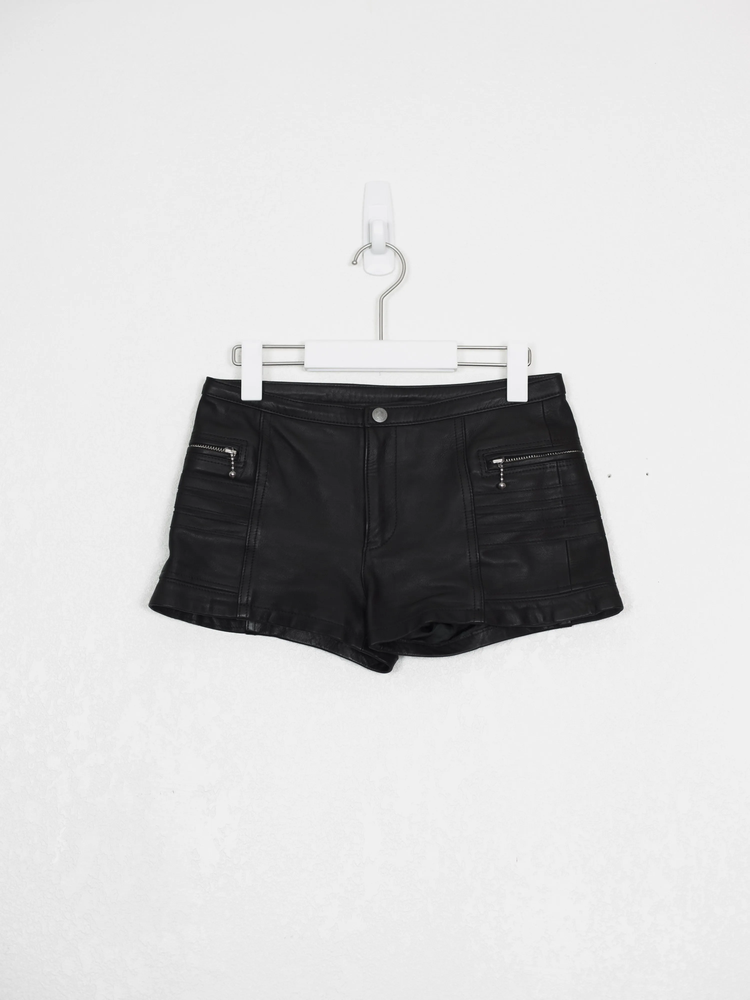 Blackmeans Calf Leather Shorts
