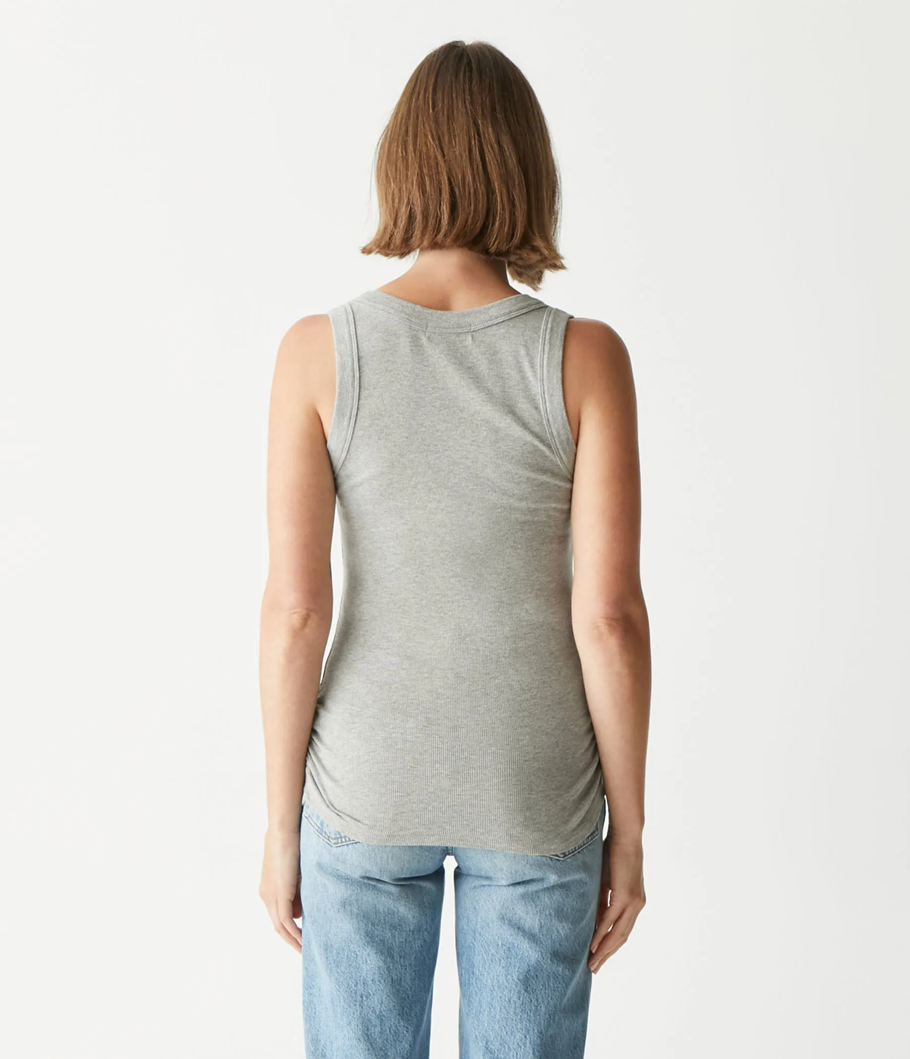 Blanche Ribbed Tank