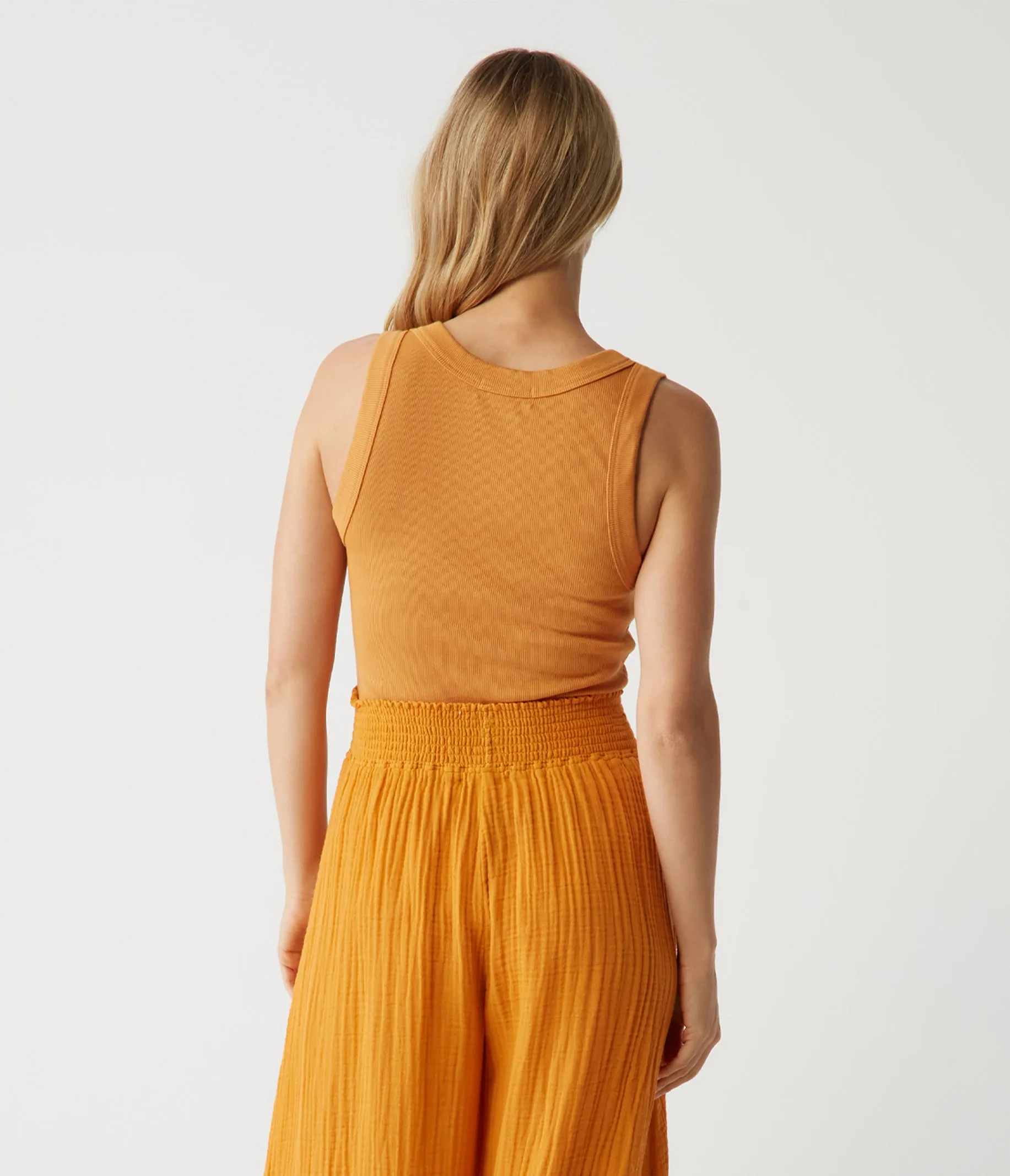 Blanche Ribbed Tank