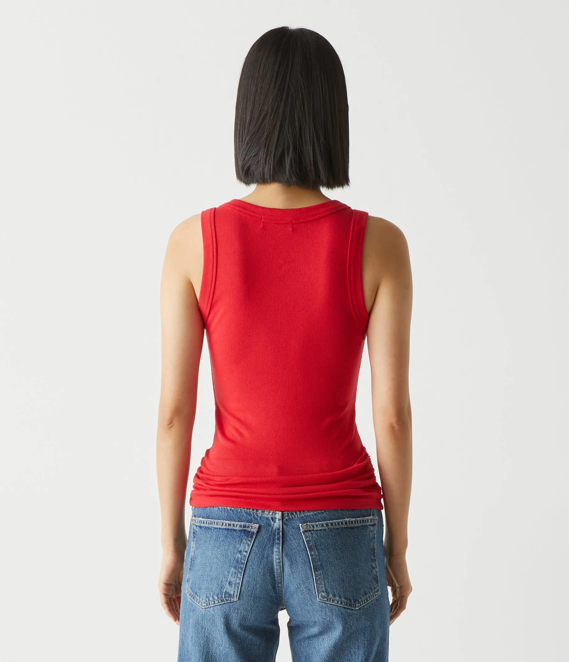 Blanche Ribbed Tank