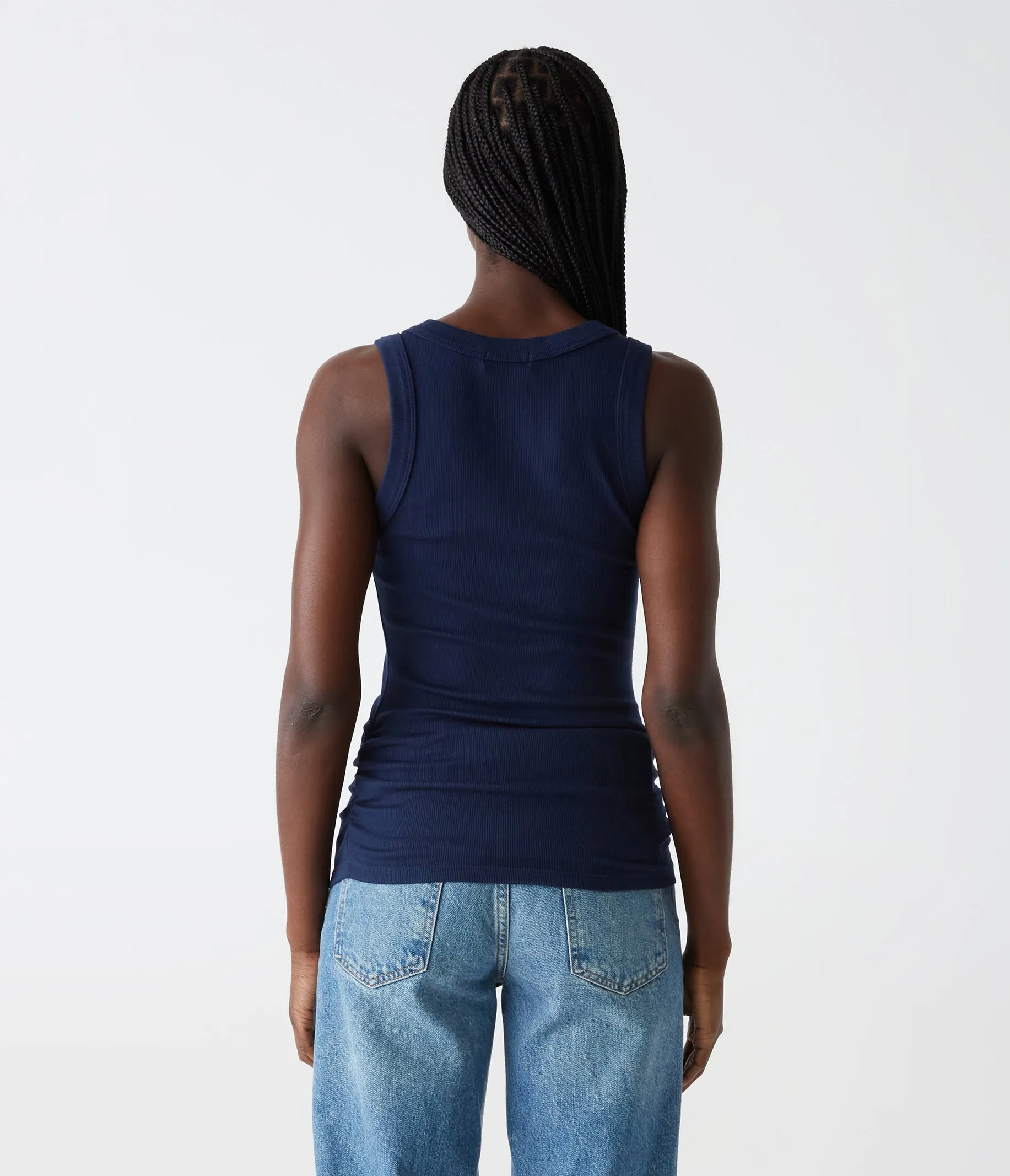 Blanche Ribbed Tank