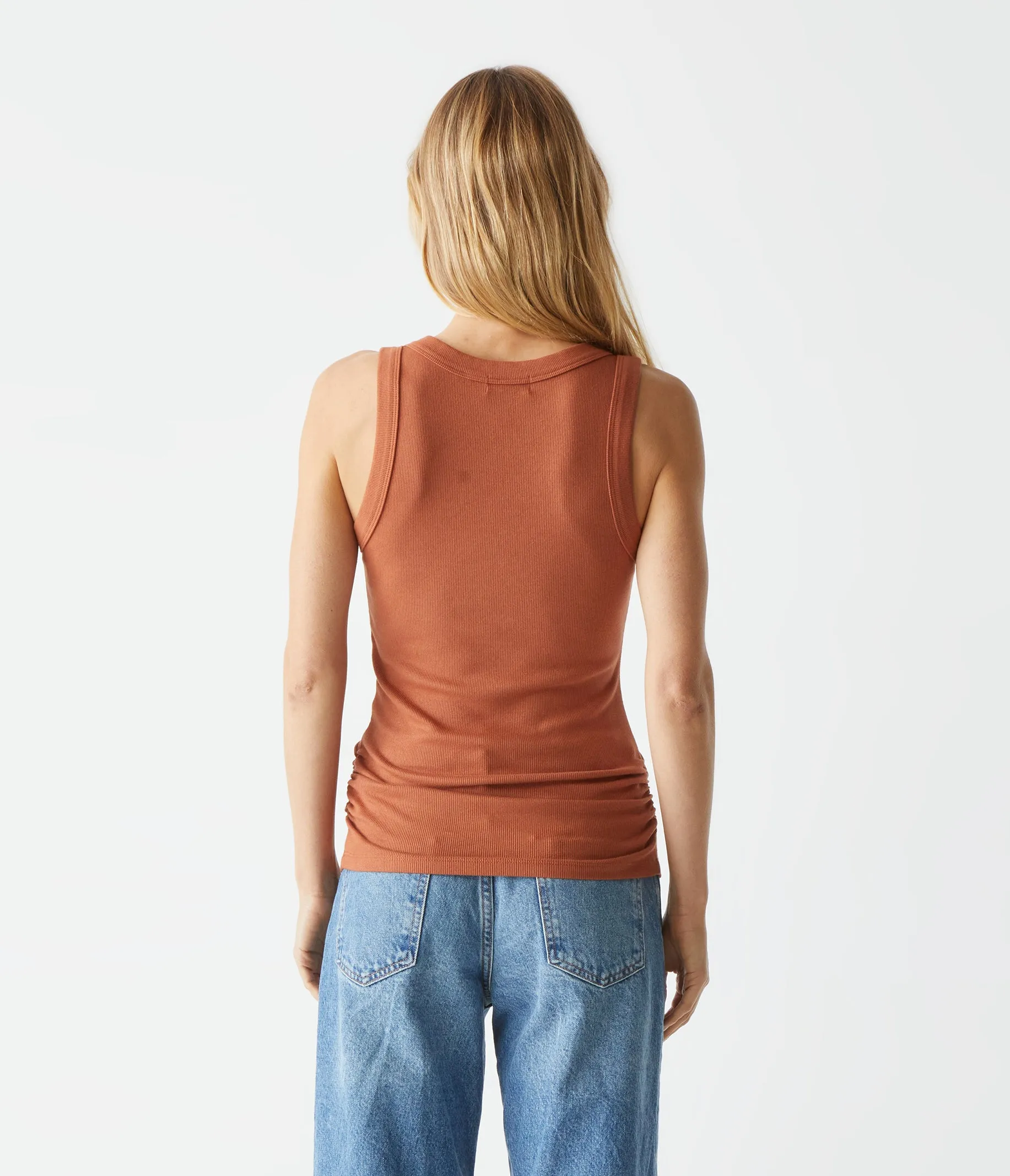 Blanche Ribbed Tank