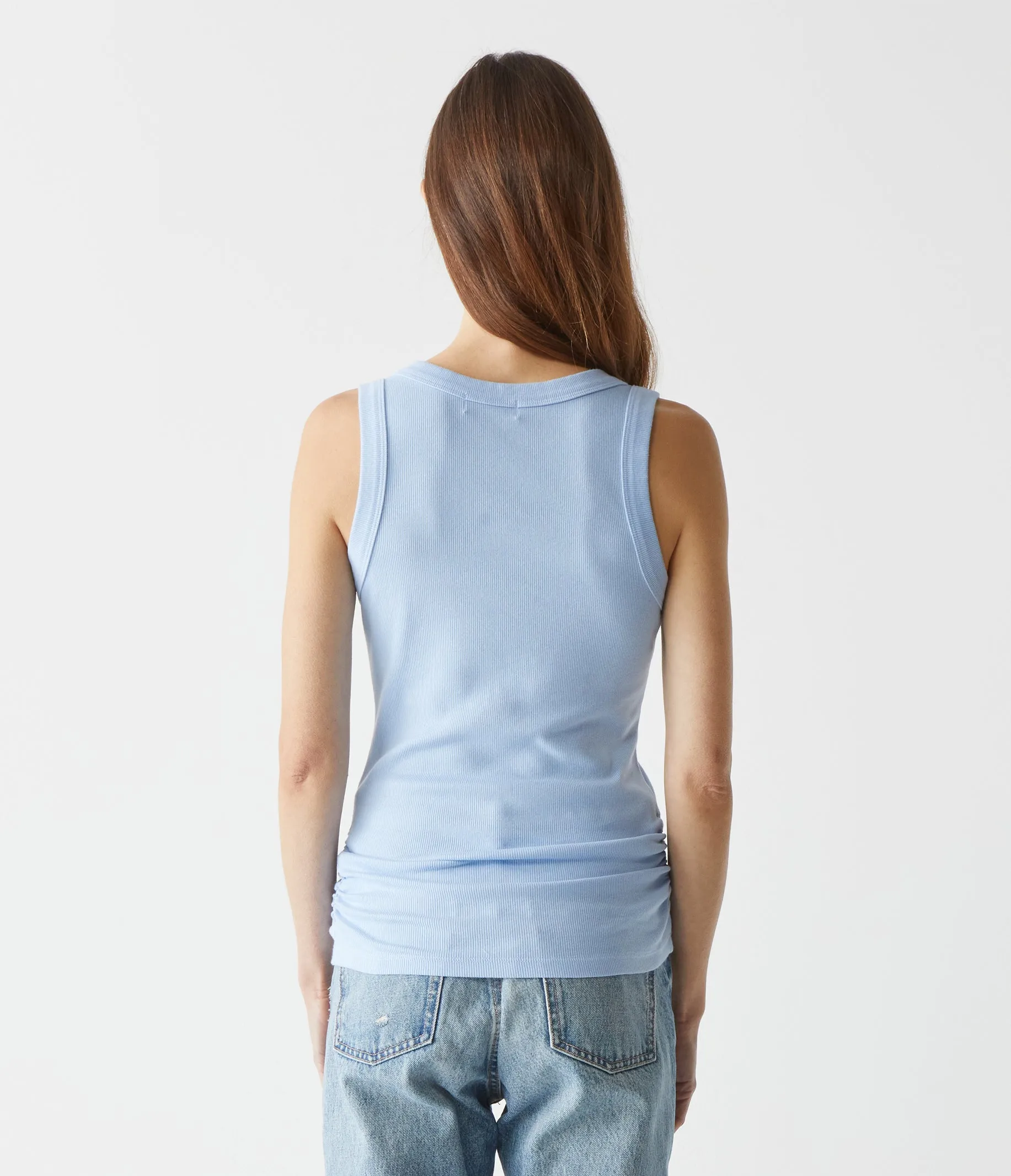Blanche Ribbed Tank