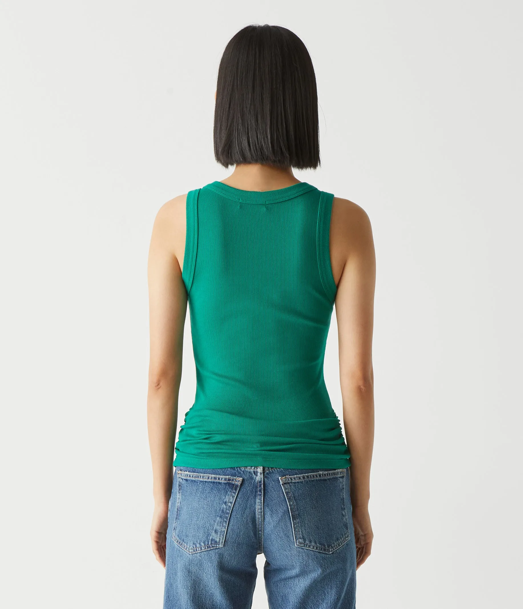 Blanche Ribbed Tank