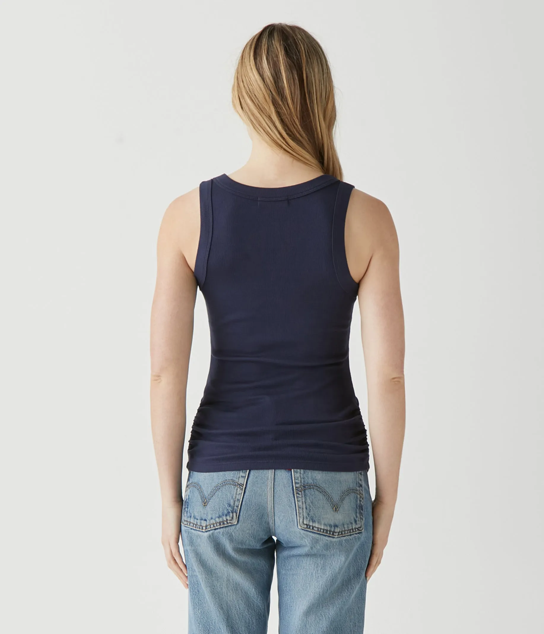 Blanche Ribbed Tank