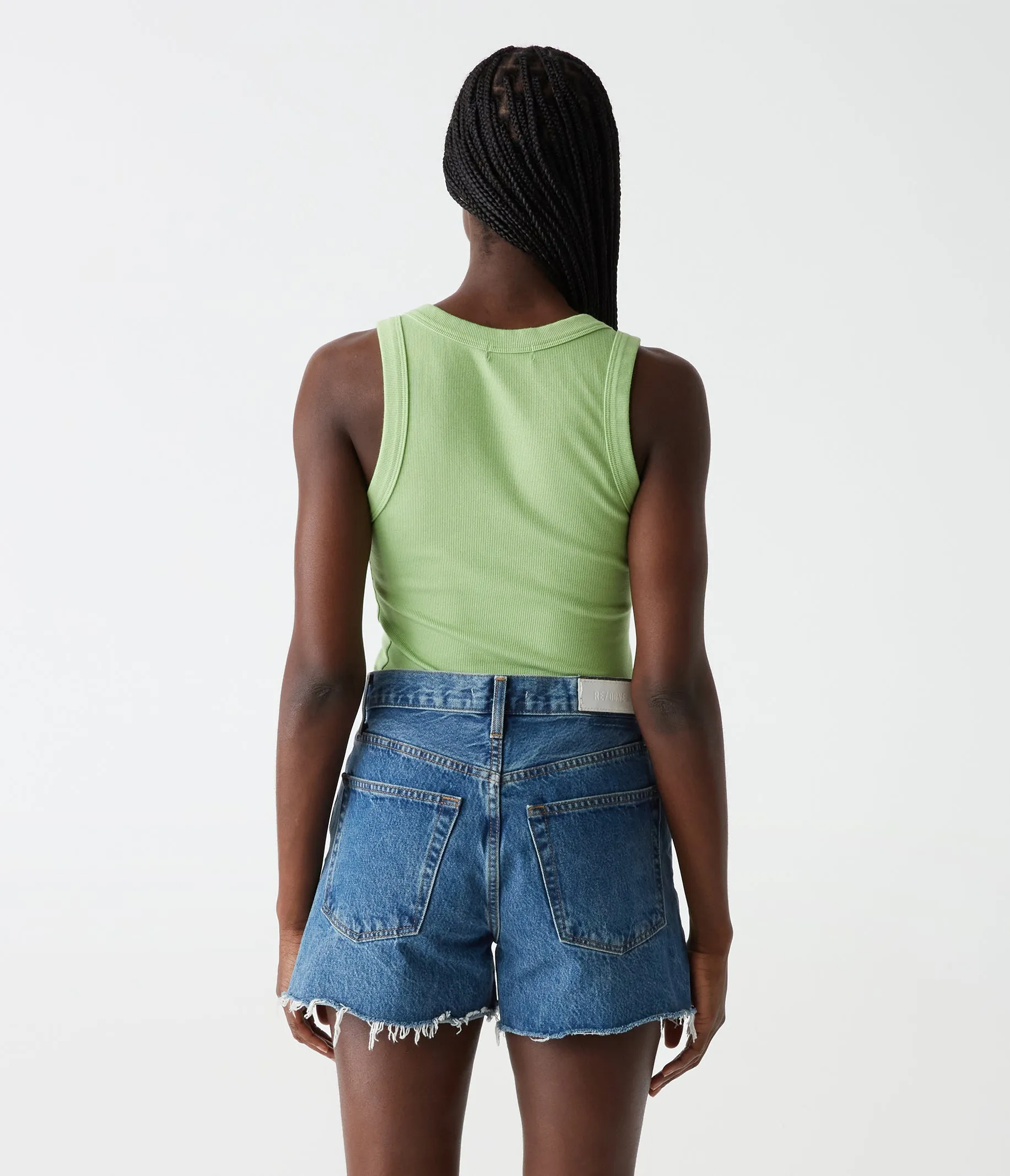 Blanche Ribbed Tank