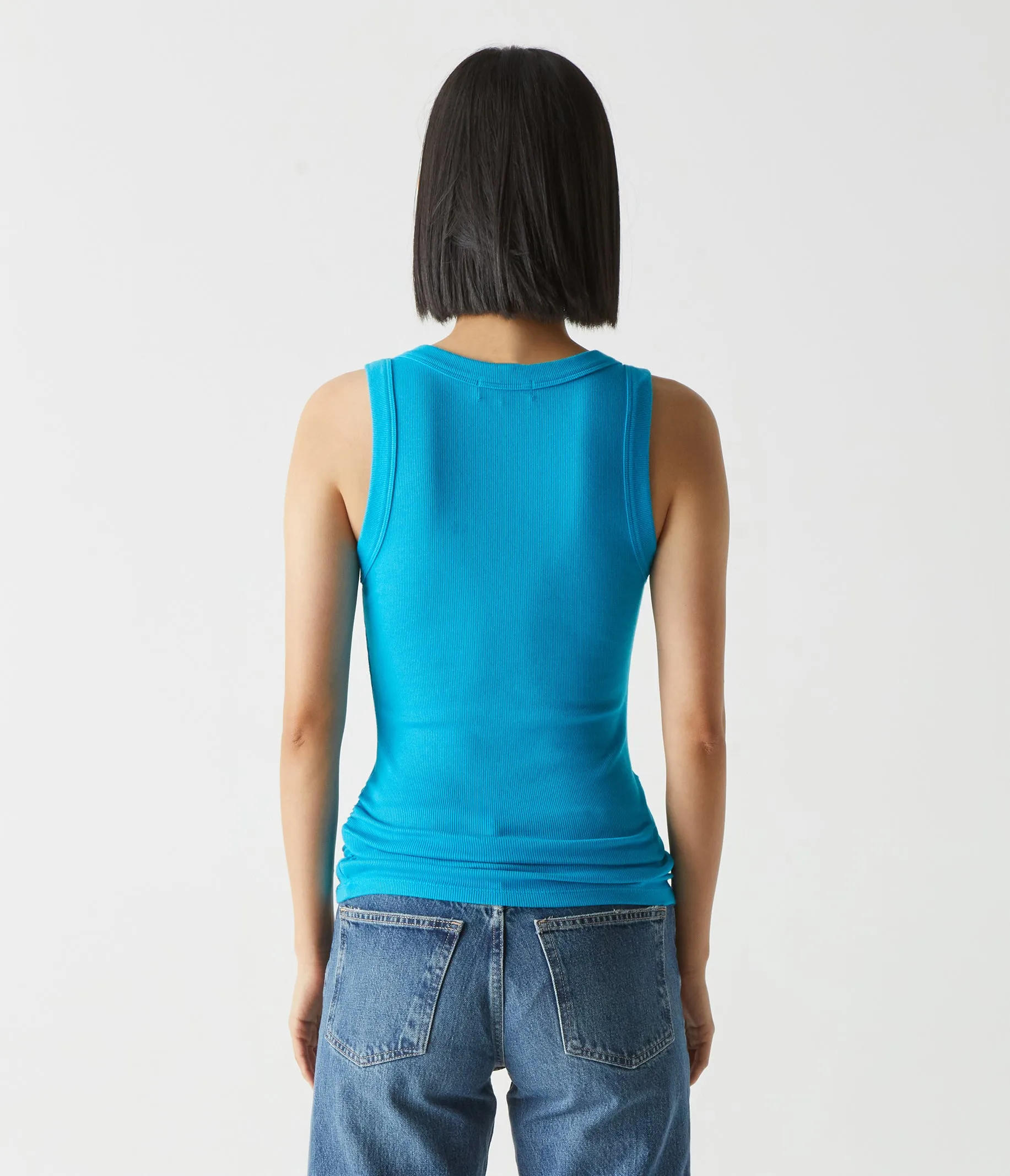 Blanche Ribbed Tank