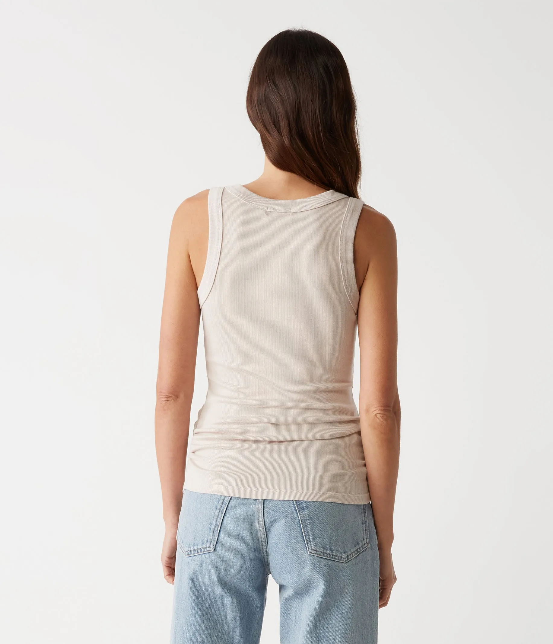 Blanche Ribbed Tank