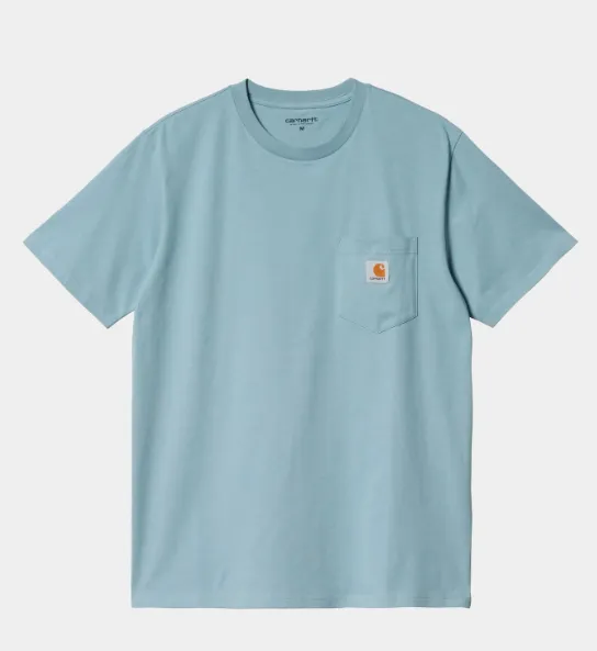 Carhartt WIP Pocket T-Shirt - Misty Sky