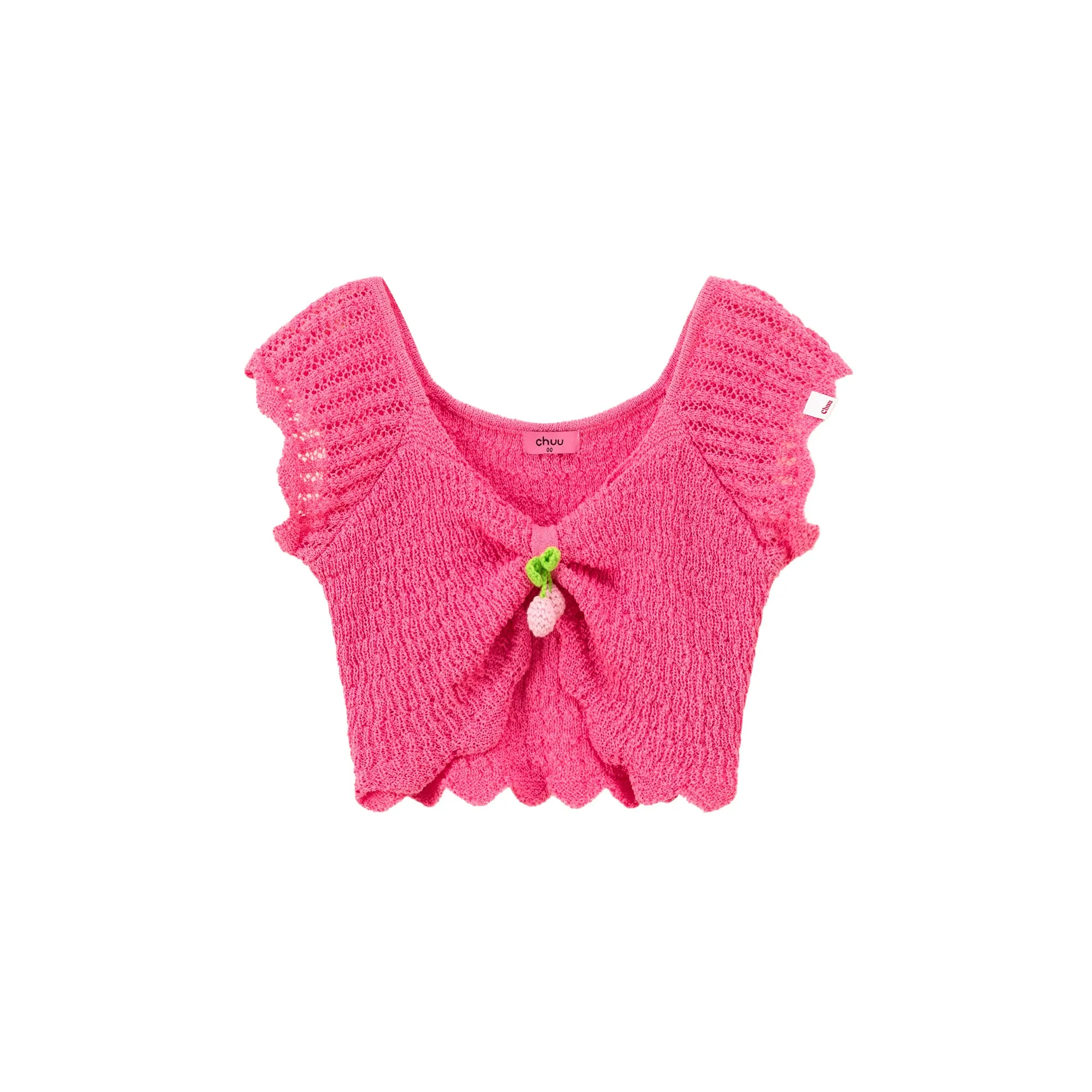 Cherry Point Summer Knit Bustier Top
