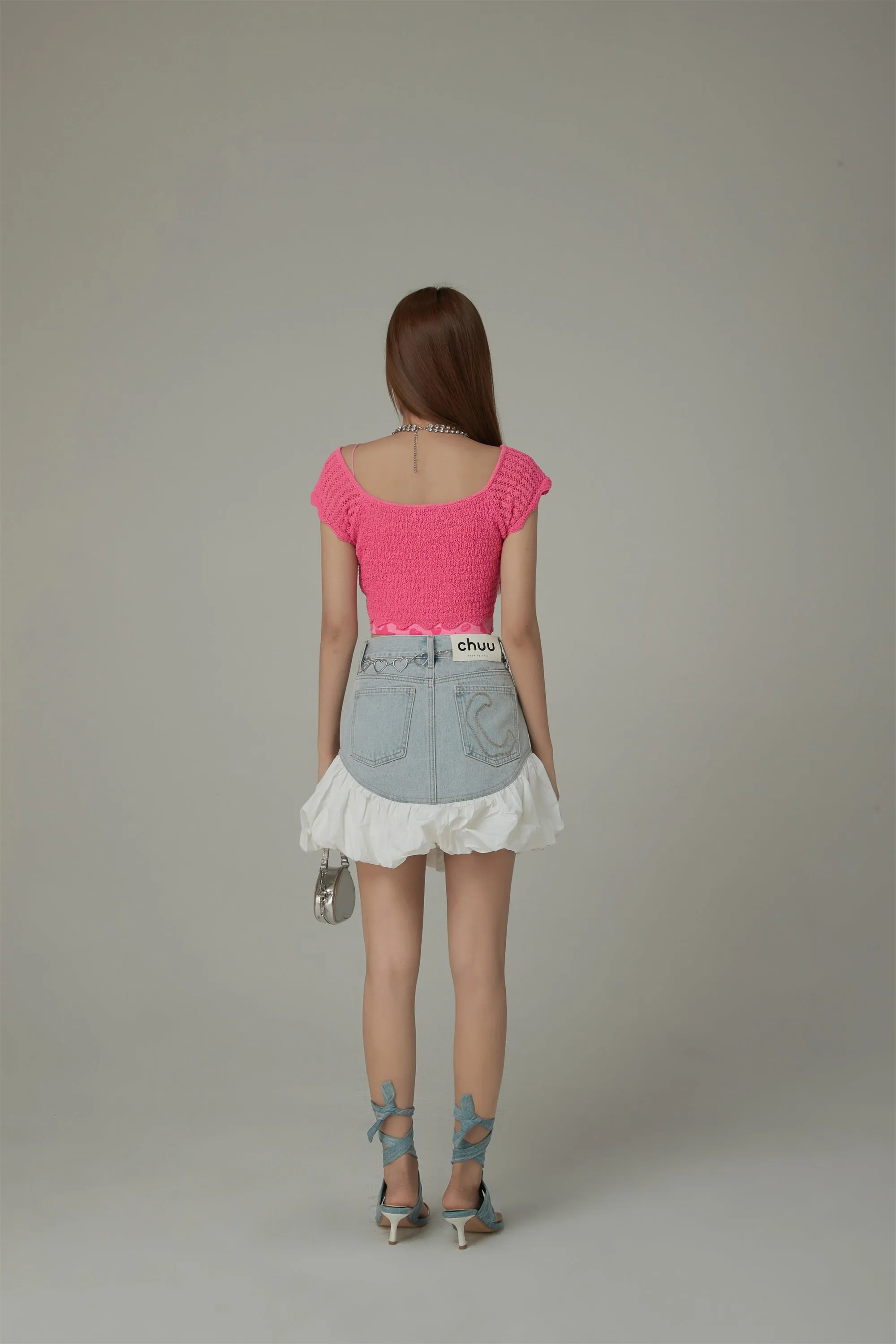 Cherry Point Summer Knit Bustier Top