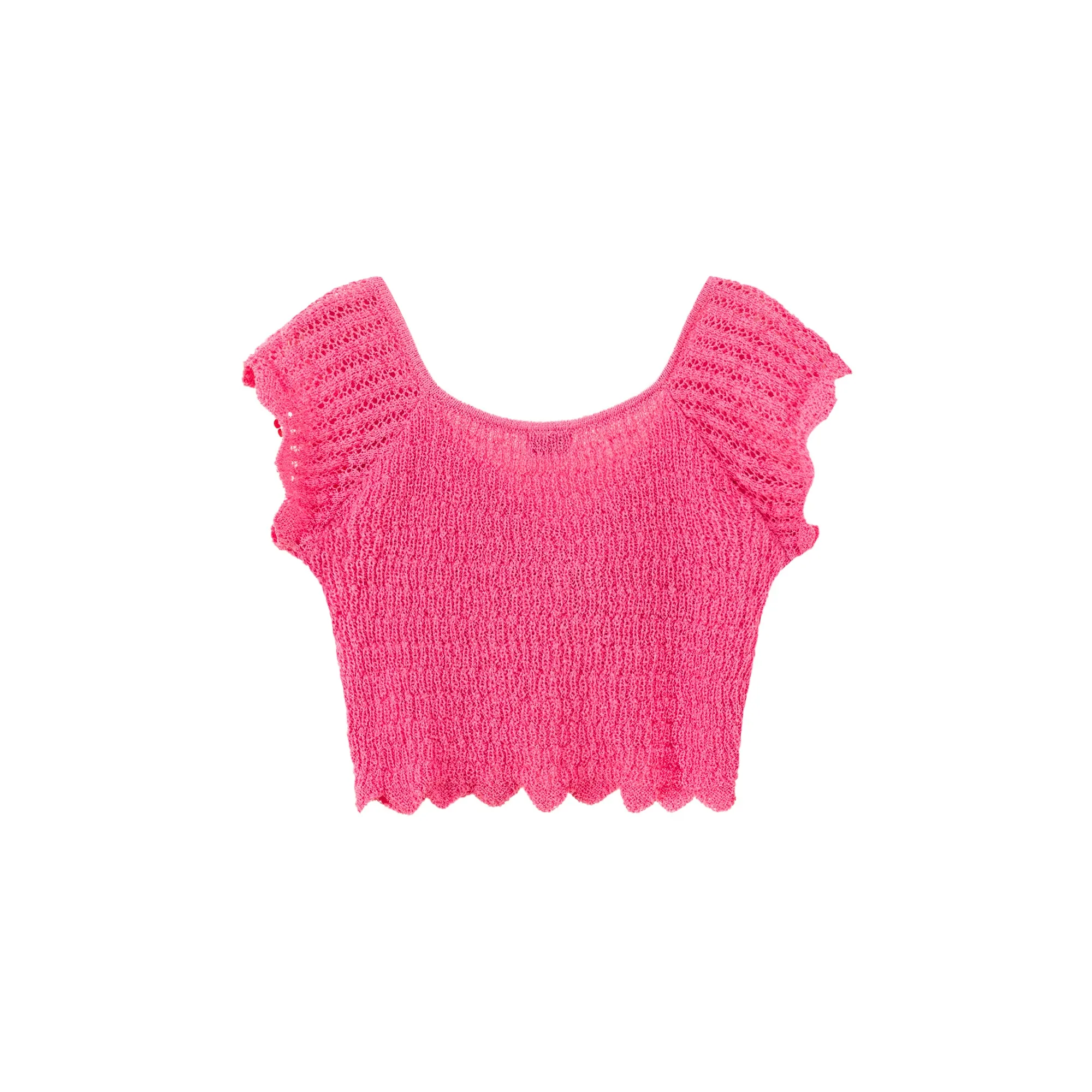 Cherry Point Summer Knit Bustier Top