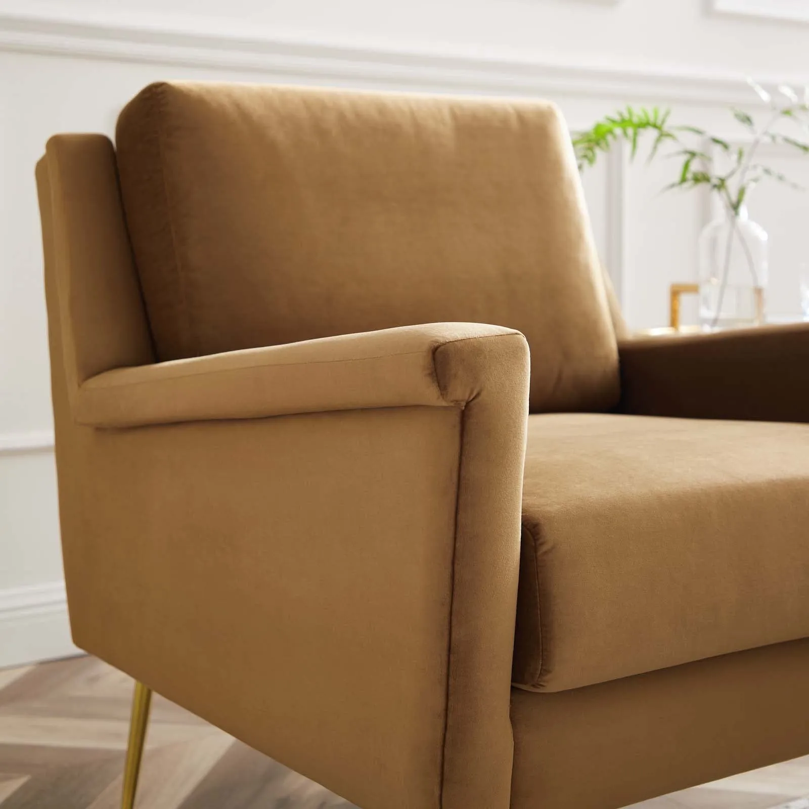 Chesapeake Performance Velvet Armchair by Modway