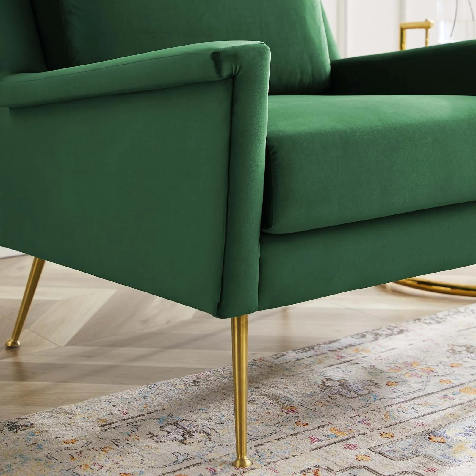 Chesapeake Performance Velvet Armchair by Modway