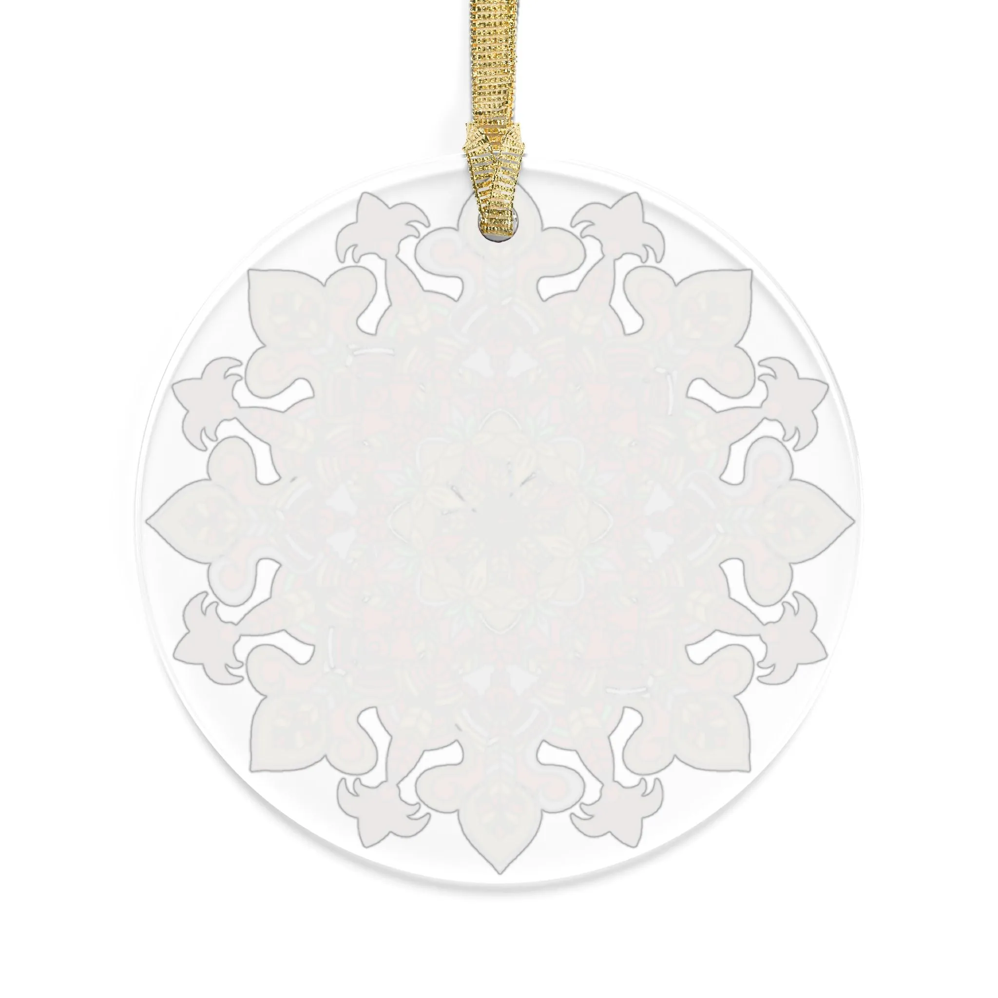 Christmas Mandala Acrylic Ornaments