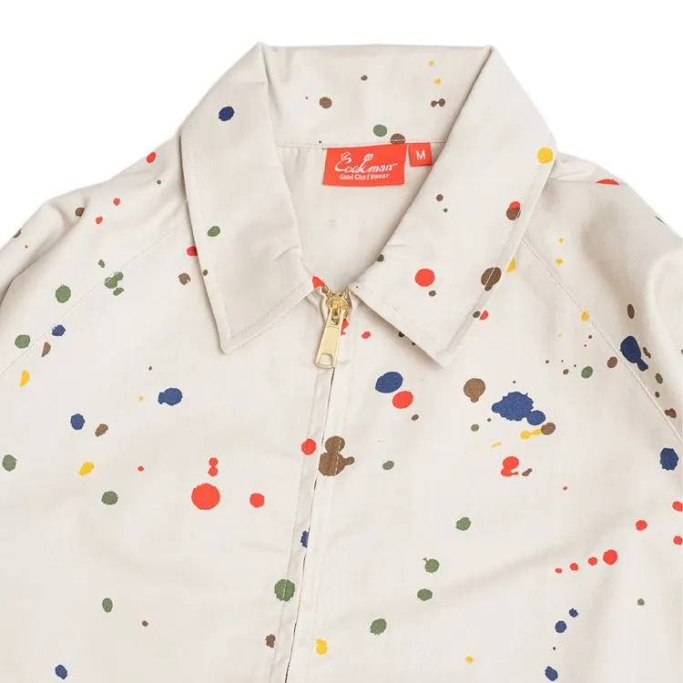 Cookman Delivery Jacket - Sauce Splash : Beige