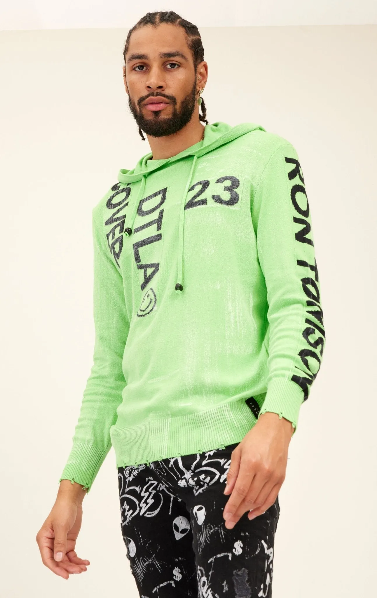 Dtla Hoodie - Neon Green