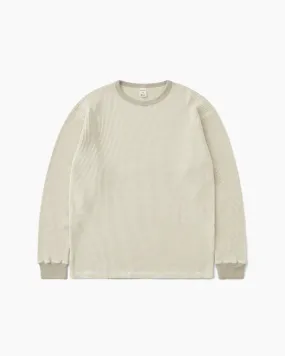 Faded Waffle L/S Tee Oatmeal