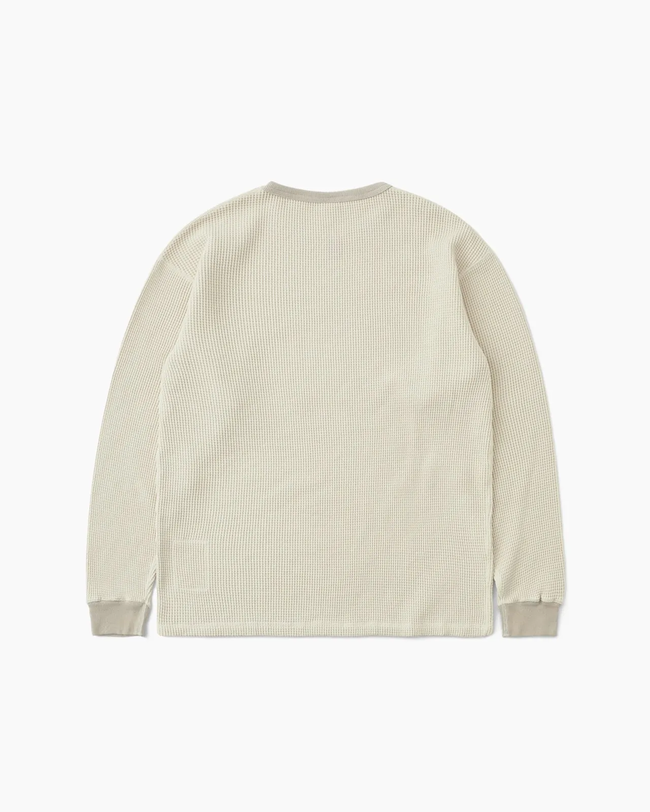 Faded Waffle L/S Tee Oatmeal