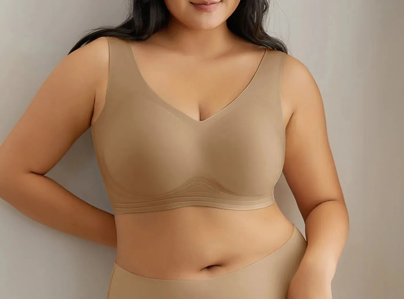 FitVille Wire-free Plus-Size Bra
