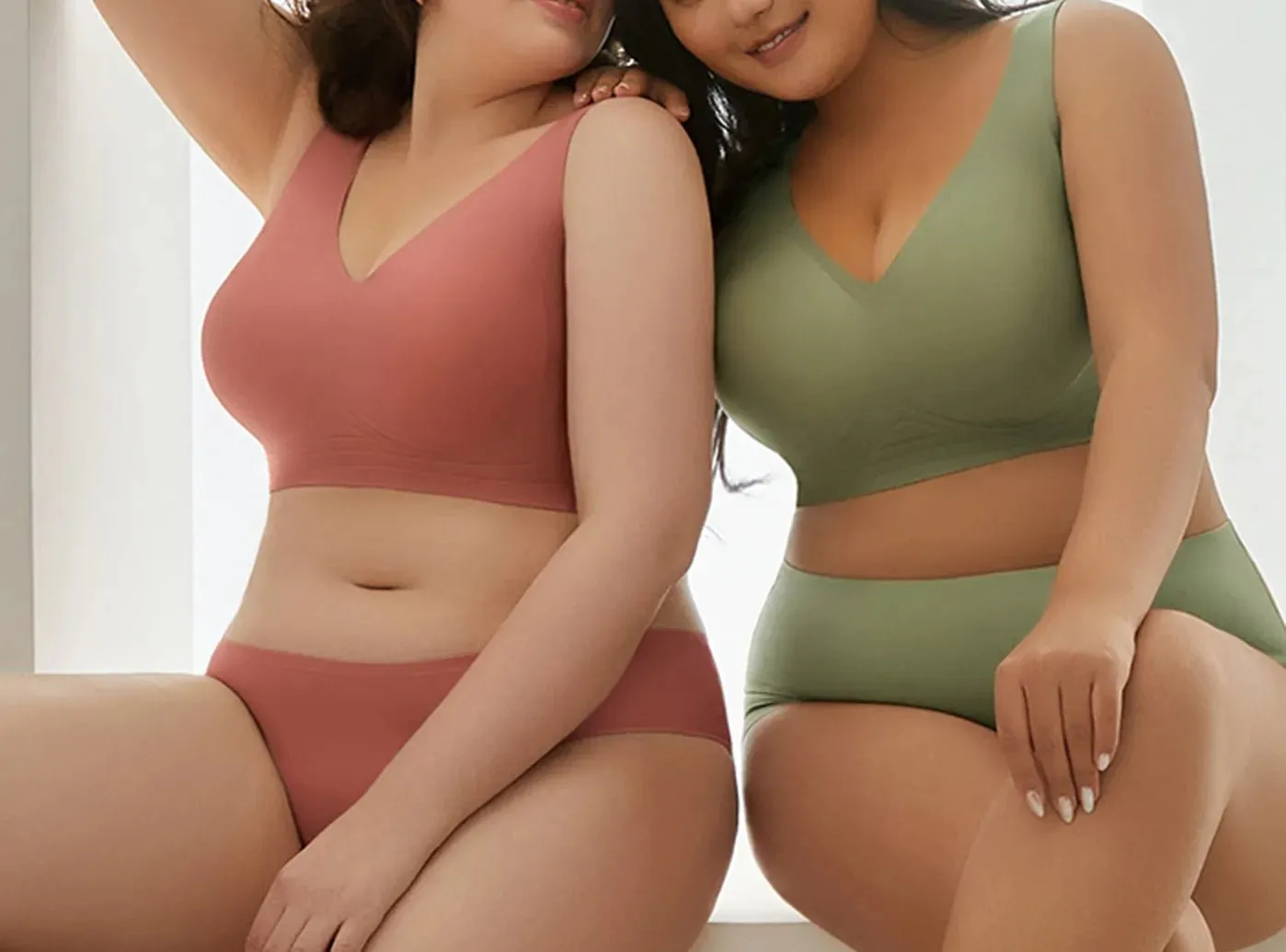 FitVille Wire-free Plus-Size Bra