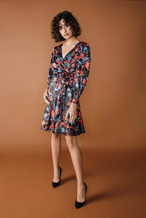 Fleur Noir Fallon Wrap Dress
