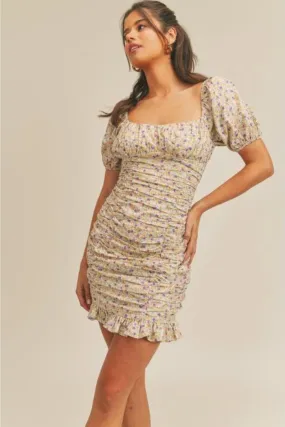 Floral Print Mini Dress