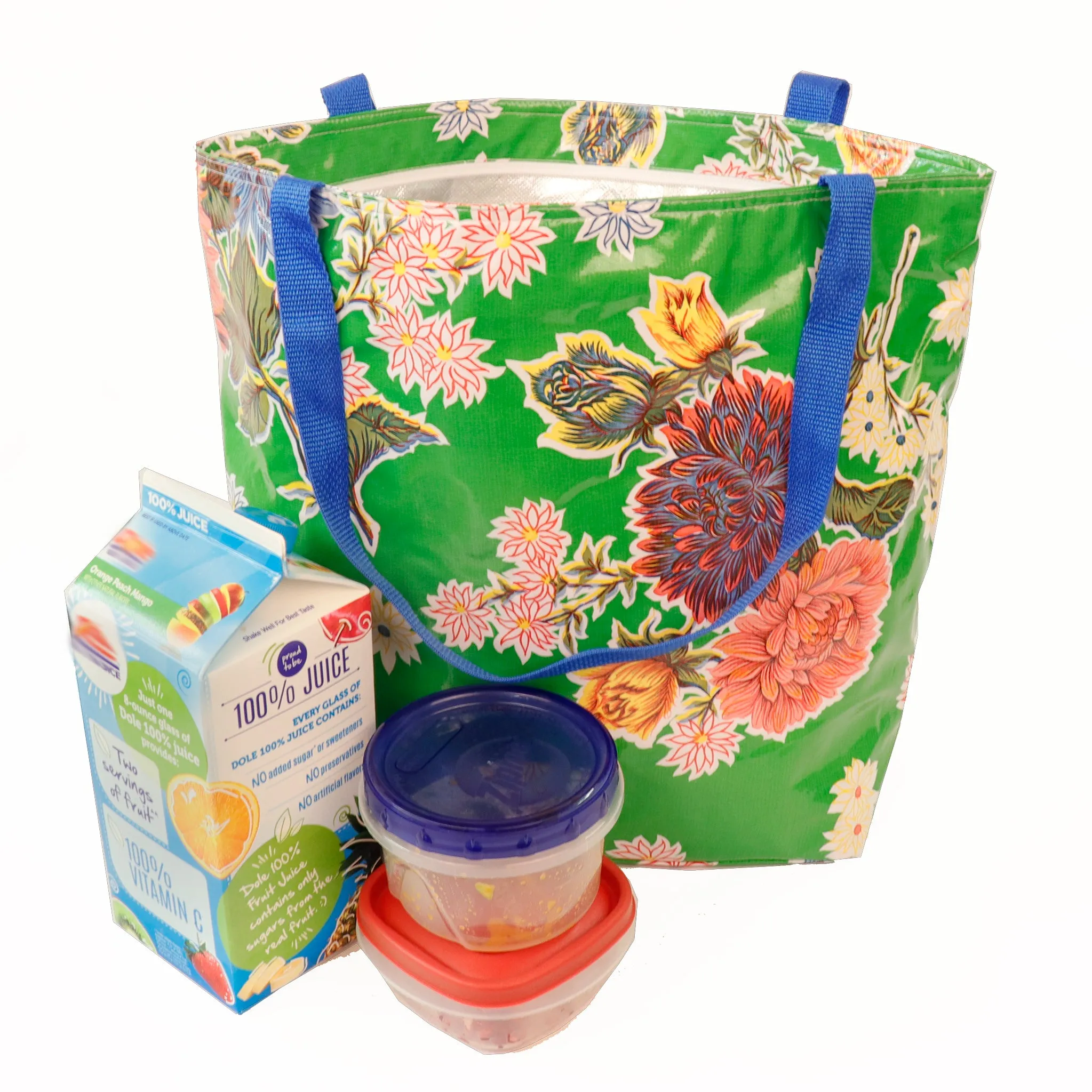 Freckled Sage Thermal Tote Bag Mum Green