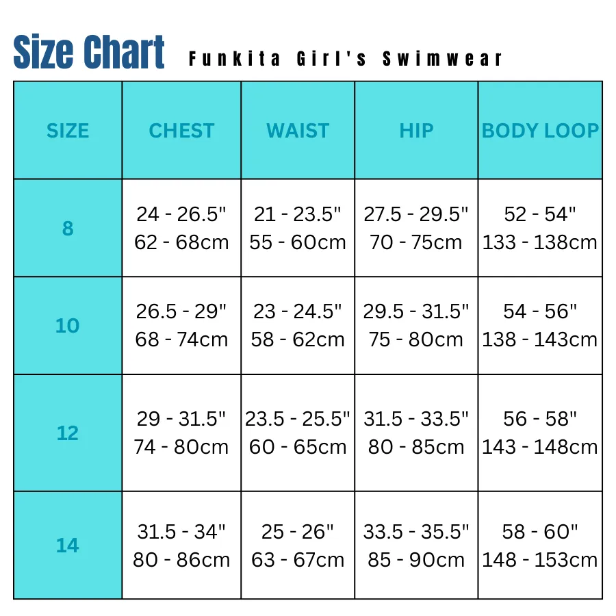 Funkita Girls Strapped In One Piece FKS034G - Wildermess