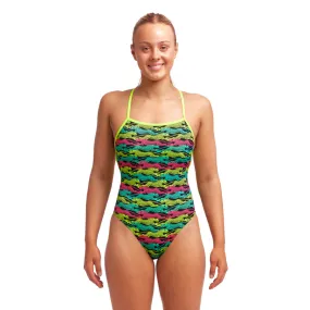 Funkita Womens Strapped In One Piece FKS034L - Speed Cheat