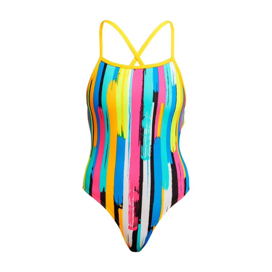 Funkita Womens Strapped In One Piece FS38L - Winning Streak