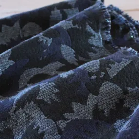 Églantine & Zoé - Blue Crocus Jacquard Fabric