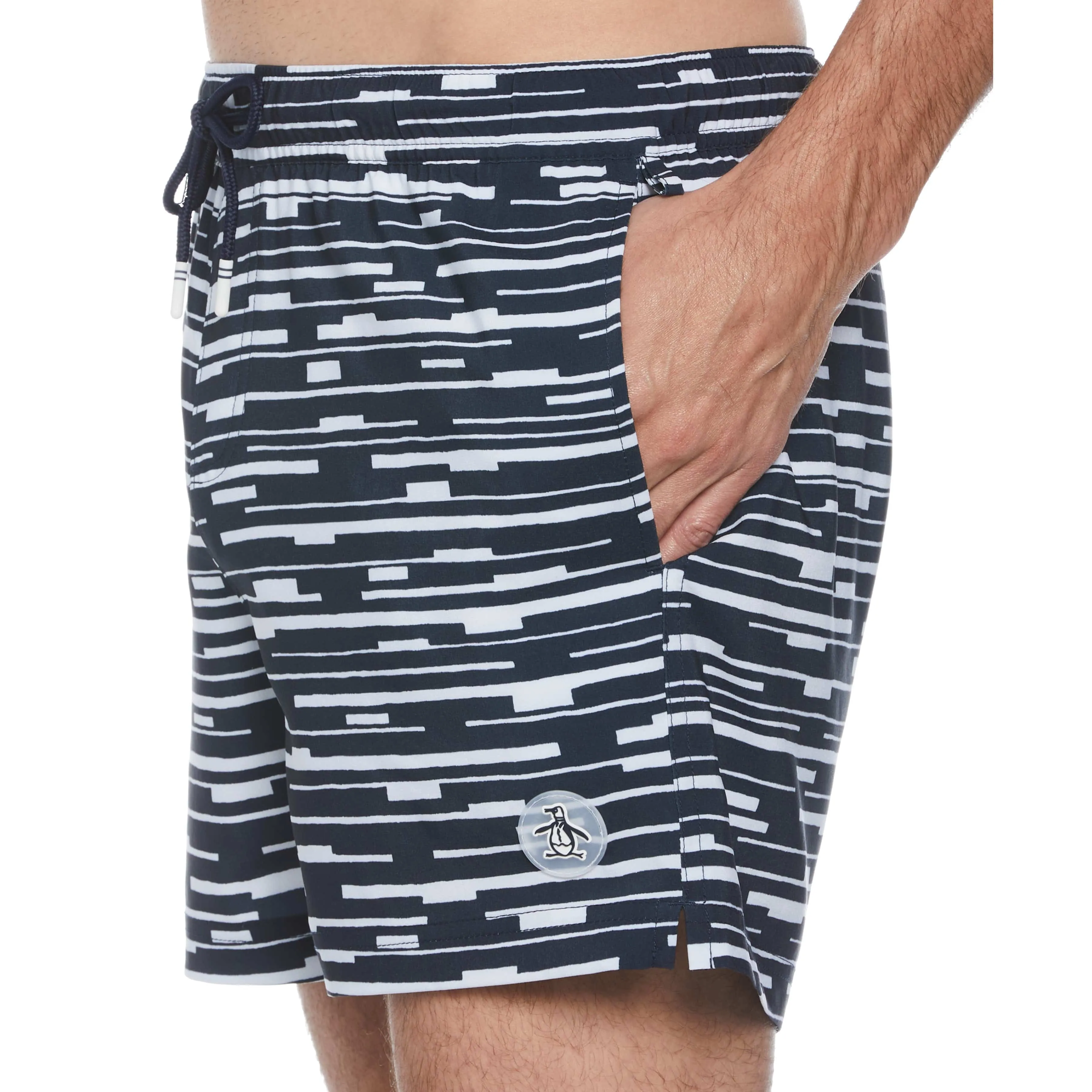 Glitch Print Swim Short