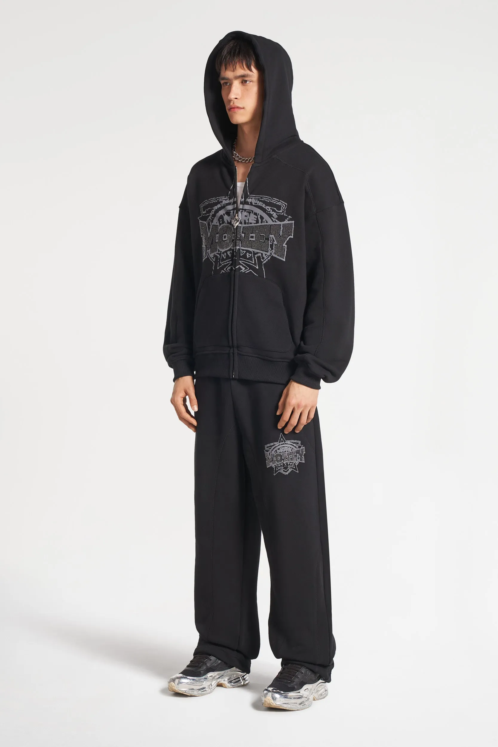 GLORIOUS GEM BLACK ZIPPER