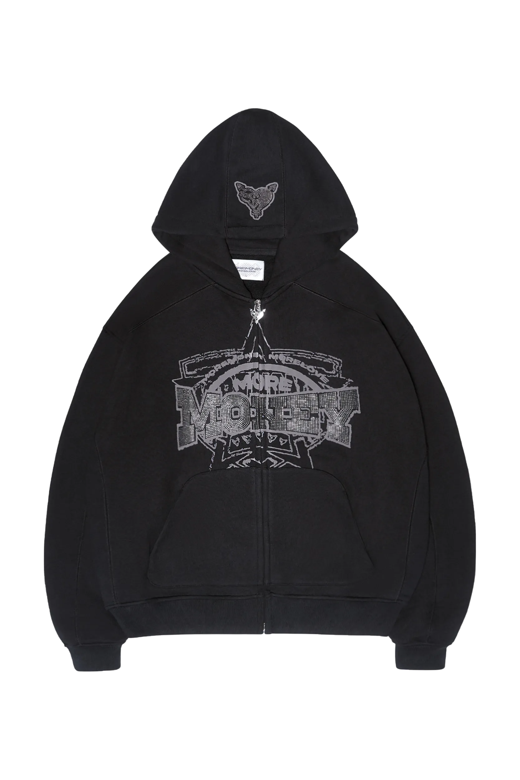 GLORIOUS GEM BLACK ZIPPER