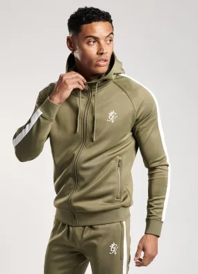 Gym King Basis Poly Tracksuit Top - Light Khaki