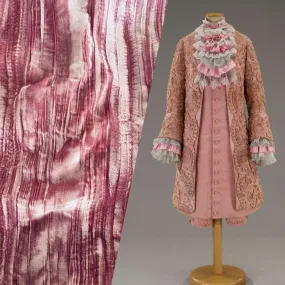Haggle: Prince Peterson Pink Silk Rayon Velvet Fabric