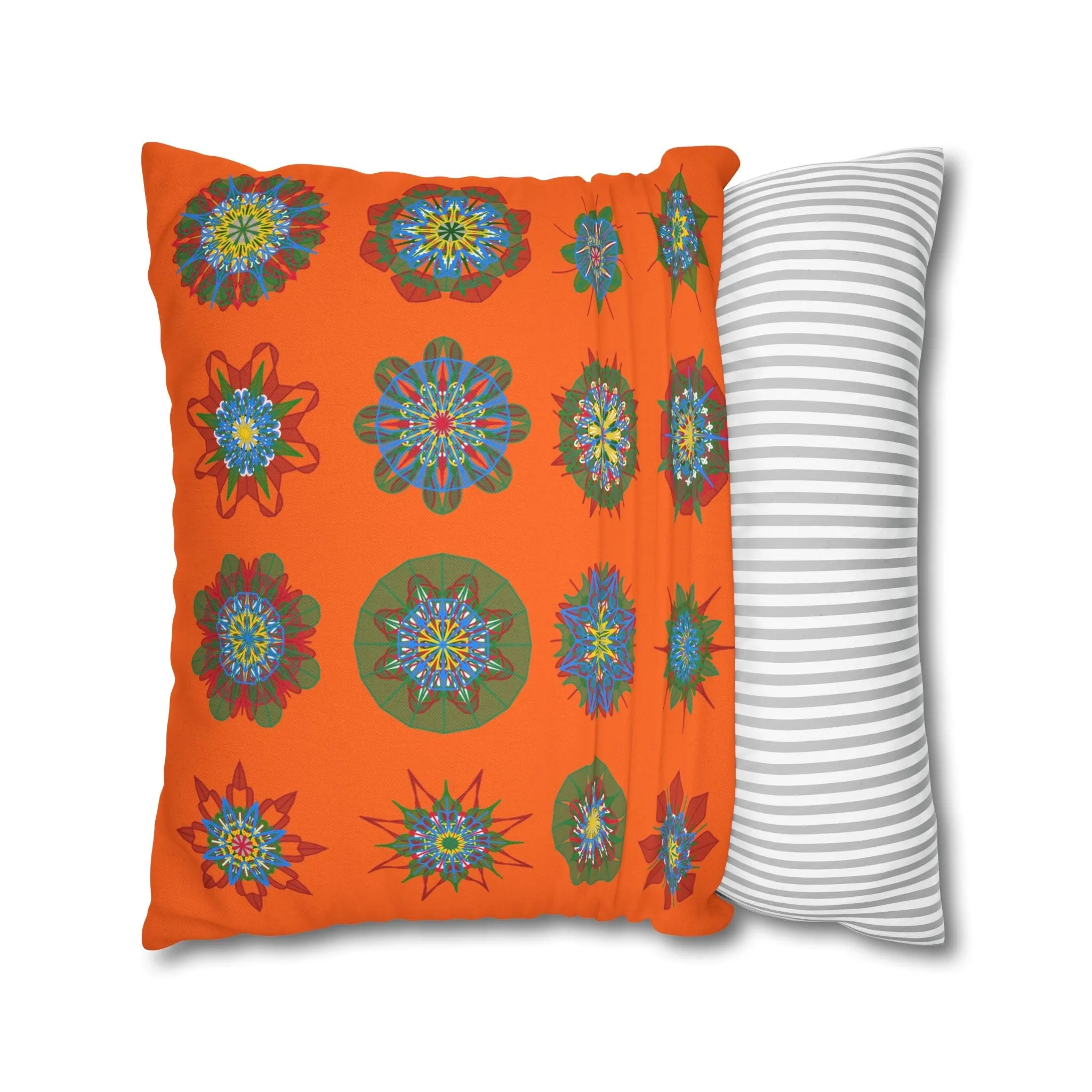 Handmade Mandala Art Christmas Pillowcase - Original Fine Art